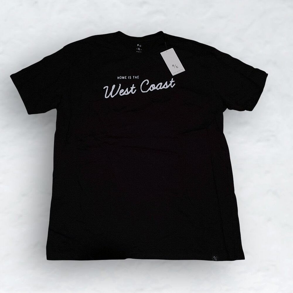 Peace Collective 'Home Is The West Coast' T Shirt NWT